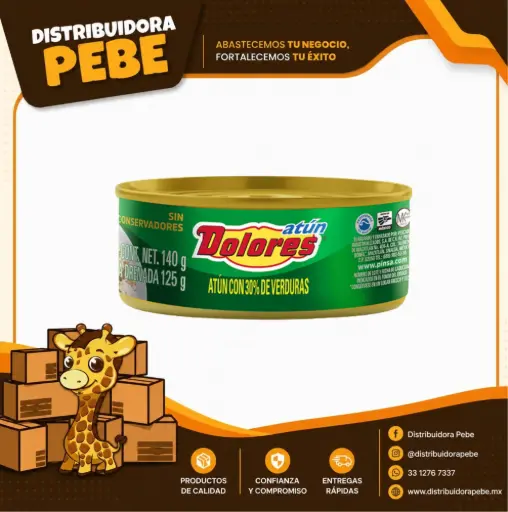 [730] ATUN C/VERDURAS DOLORES 140gr.