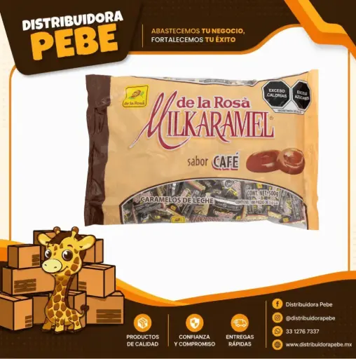 [101] CARAMELO MILKARAMEL CAFÉ DE LA ROSA C/100