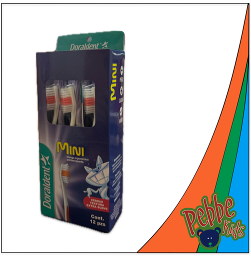 [222] CEPILLO DORALDENT INFANTIL MINI C/12