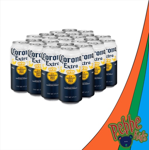 [985] CERVEZA CORONA EXTRA LATON 473ml. C/24