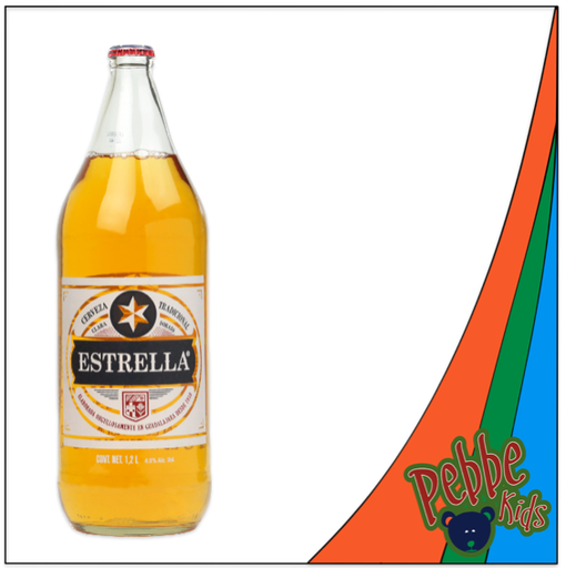 [134] CERVEZA ESTRELLA MEGA CLARA 1.2lt. C/12