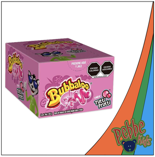 [152] CHICLE BUBBALOO FRUTAS C/47