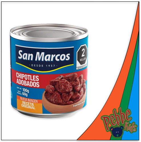 [674] CHILE CHIPOTLE CHICO 100gr. SAN MARCOS
