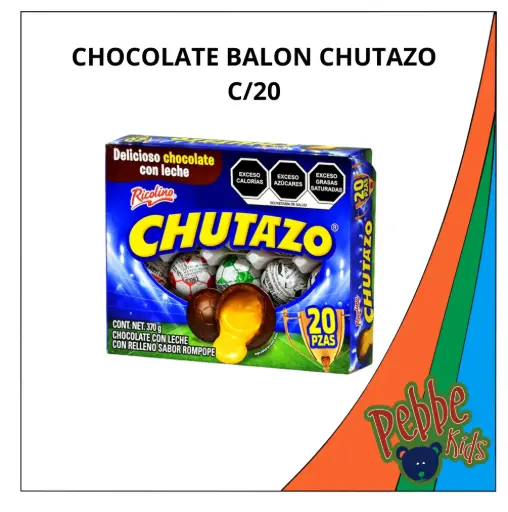 [1428] CHOCOLATE BALON CHUTAZO C/20