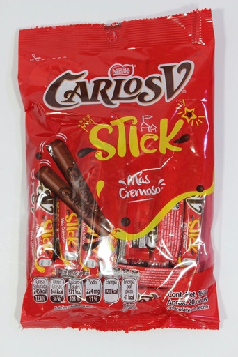 [172] CHOCOLATE CARLOS V STICK C/20