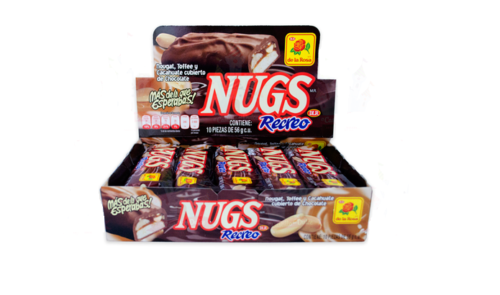 [1178] CHOCOLATE NUGS RECREO DE LA ROSA C/10