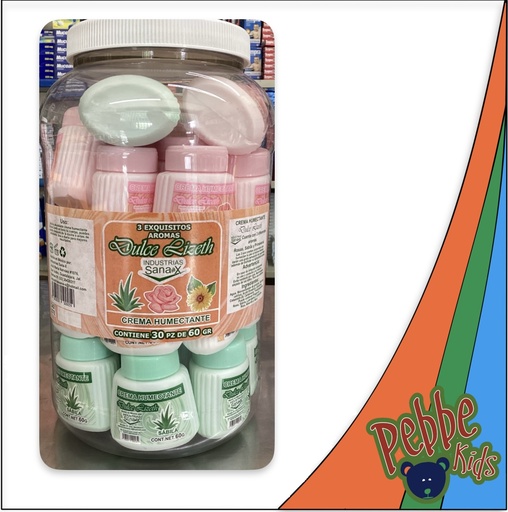 [582] CREMA DULCE LIZETH VITROLERO C/30