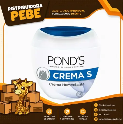 [1433] CREMA PONDS 100gr. HUMECTANTE AZUL