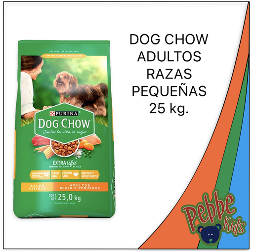 [1804] CROQUETA DOG CHOW ADULTO RAZA PEQUEÑA 23kg + 3kg