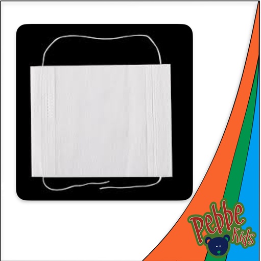 [489] CUBREBOCAS BLANCO ECONOMICO C/100