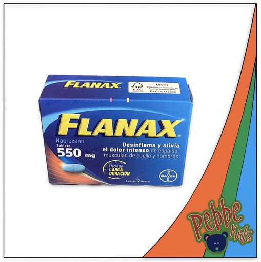 [1844] FLANAX GRANDE 550mg. C/12 TABLETAS