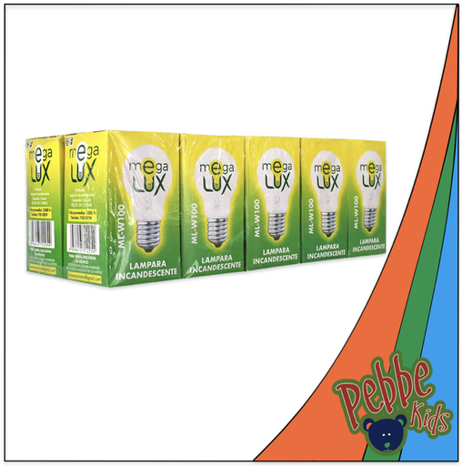 [318] FOCO LUX 100 WATTS MEGALUX PAQUETE C/10 FOCOS