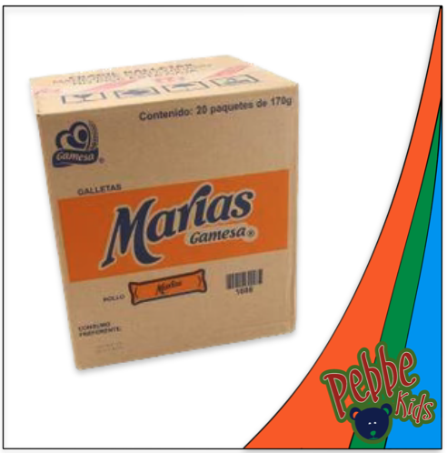 [714] GALLETA MARIAS ROLLO 170gr. CAJA C/20+2