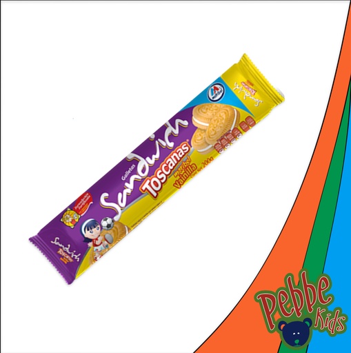 [437] GALLETA TOSCANA SANDIWCH VAINILLA C/20