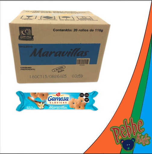 [875] GALLETAS MARAVILLAS 116gr. 