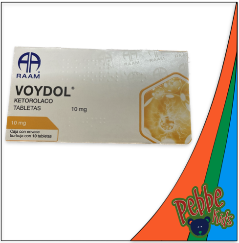 [2838] KETOROLACO PASTILLA C/10 (VOYDOL)10 mg.
