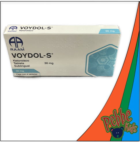 [1563] KETOROLACO SUBLINGUAL C/4 TABL.30 mg.