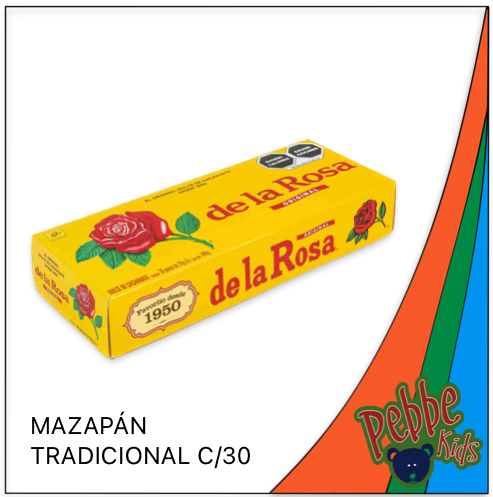 [223] MAZAPAN TRADICIONAL DE LA ROSA C/30 28gr.