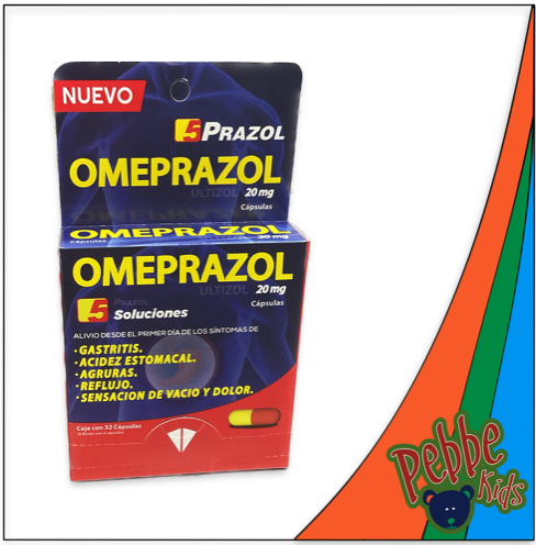 [1870] OMEPRAZOL C/15 CAPS. (ROJO)