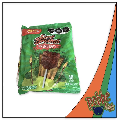 [522] PALETA SANDIBROCHA PRENDIDA C/40 