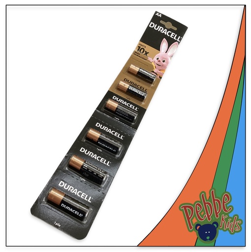 [1101] PILA DURACELL AA TIRA C/3 PARES