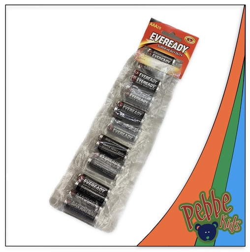 [1786] PILA TIRA AAA EVEREADY C/20 