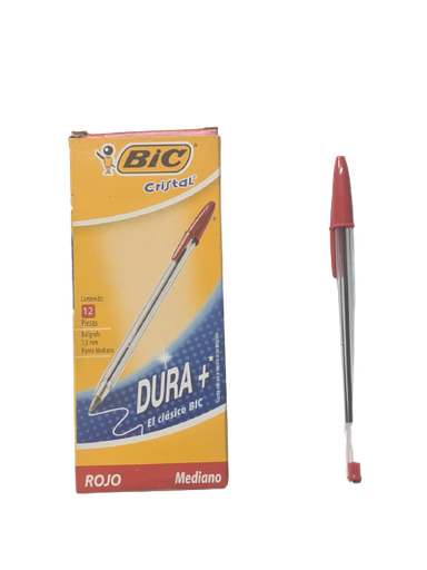 [921] PLUMA BIC ROJA C/12 