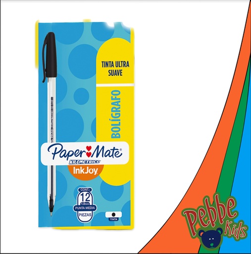 [2042] PLUMA PAPER MATE NEGRA C/12 