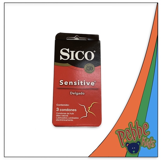 [1366] PRESERVATIVO SICO ROJO C/3 