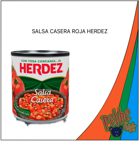 [1221] SALSA CASERA ROJA HERDEZ 210gr.