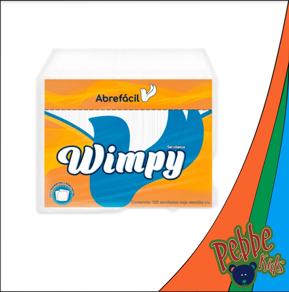 SERVILLETA WIMPY C/125