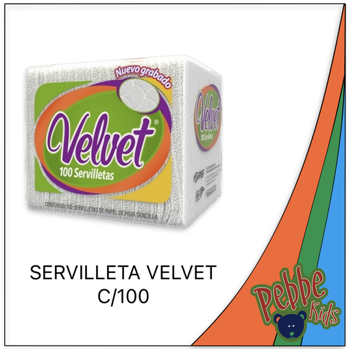[482] SERVILLETAS VELVET C/100