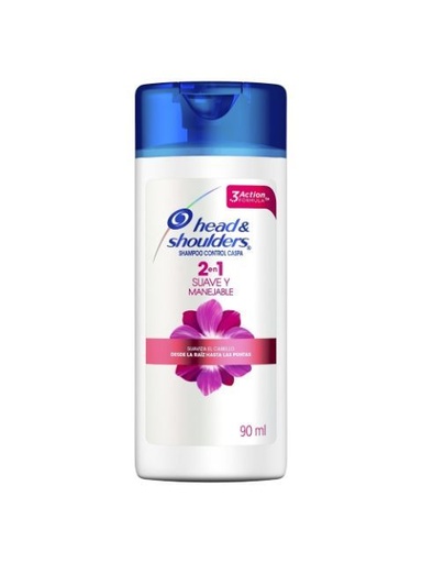 [574] SHAMPOO H&S 90ml. SUAVE Y MANEJABLE