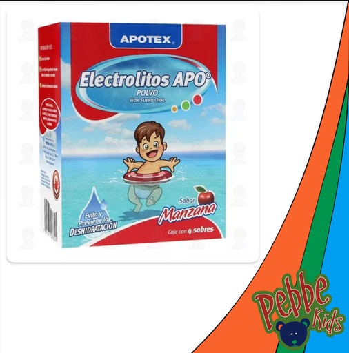 [161] ELECTROLITOS APO MANZANA APOTEX C/4 