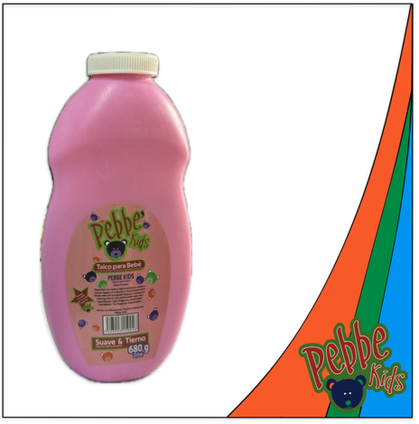 [323] TALCO P/BEBE ROSA PEBE 680gr.
