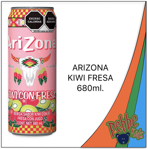 [1329] TE ARIZONA KIWI C/FRESA GRANDE 680ml.