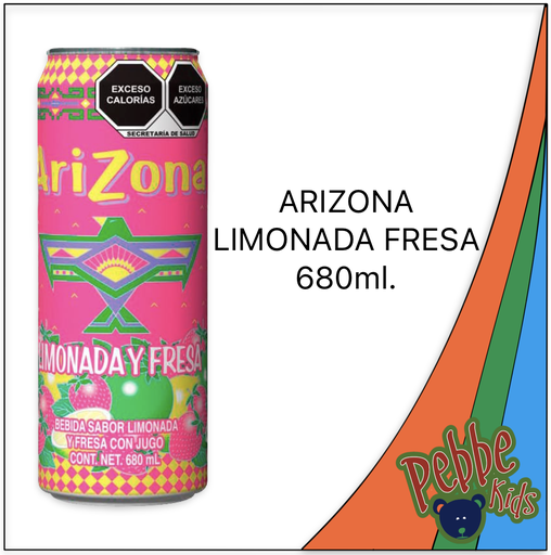 [1319] TE ARIZONA LIMONADA FRESA GRANDE 680ml.