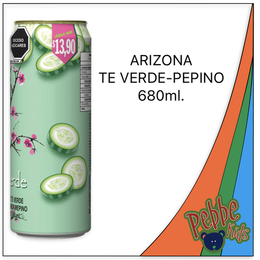 [1318] TE ARIZONA VERDE / PEPINO GRANDE 680ml.