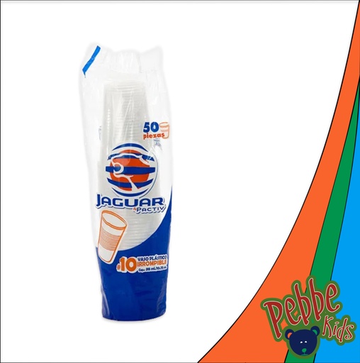 [767] VASO DE PLÁSTICO #10 C/50 JAGUAR