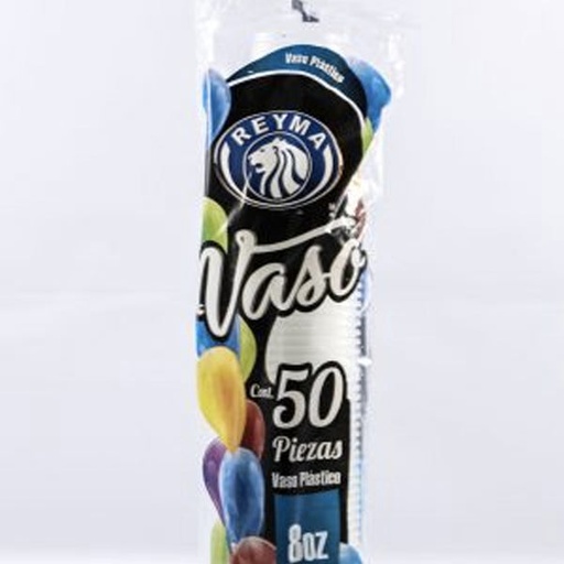 [1202] VASO DE PLÁSTICO #8 REYMA C/50