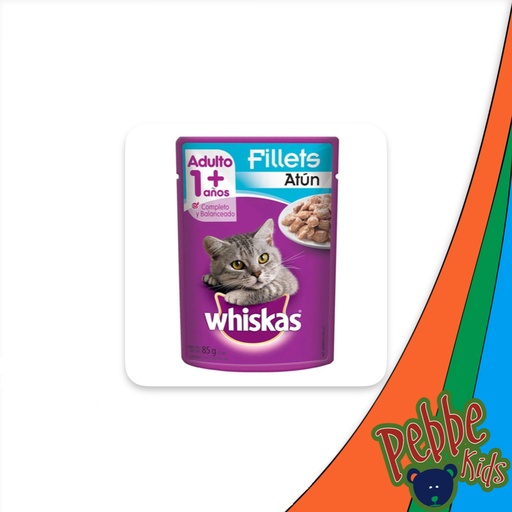 [92] WHISKAS SOBRE ATUN C/8 DE 85gr.