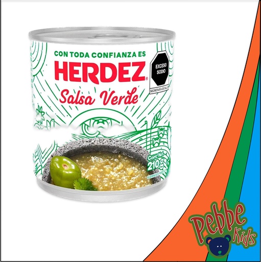 [752] SALSA CASERA VERDE HERDEZ 210gr.
