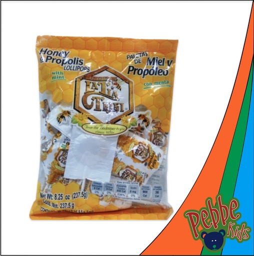 [254] PALETA DE MIEL TIA TRINI C/25