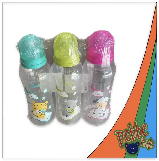 [538] BIBERON EVENFLO GRANDE 8oz. PAQ. C/3