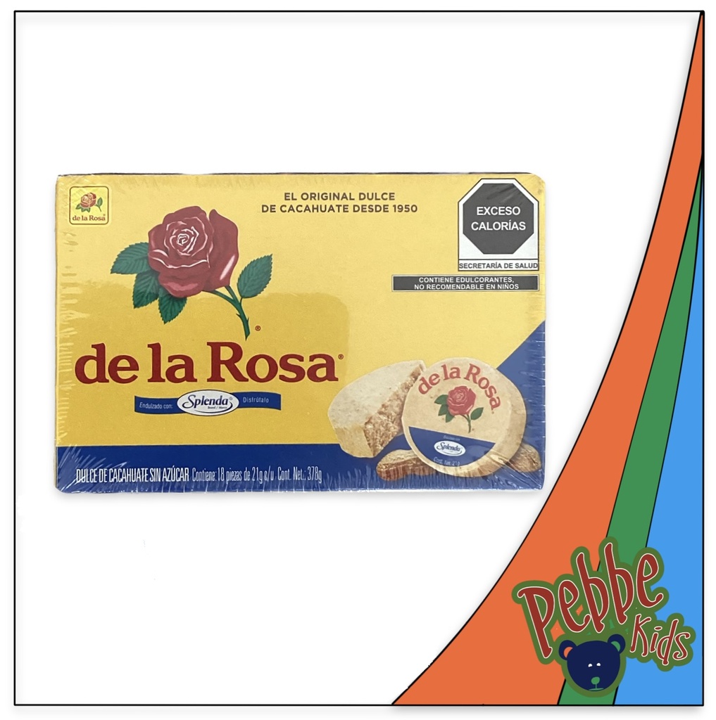 MAZAPAN SIN AZUCAR DE LA ROSA C/18