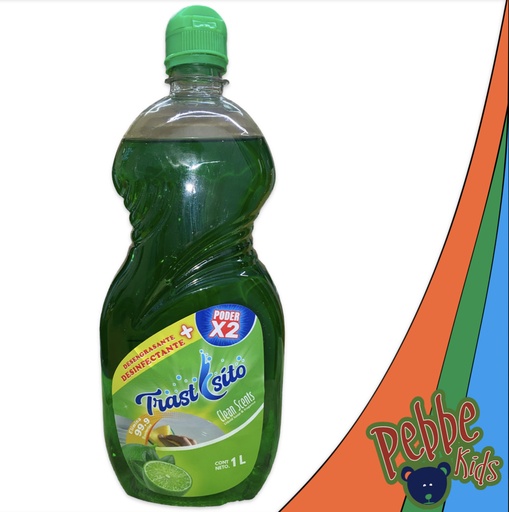 [1066] JABÓN TRASTCITO VERDE LIMÓN 1lt. BY CLEAN SCENTS