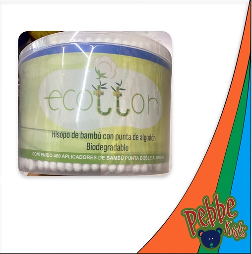 [709] COTONETE ECOTTON DE BAMBU TARRO C/400