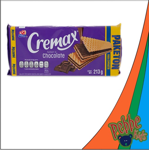 [992] GALLETA CREMAX CHOCOLATE 213gr.