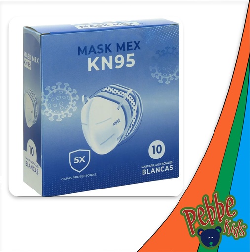 [9042] CUBREBOCAS KN 95 PROTECTIVE MASK PAQ C/10
