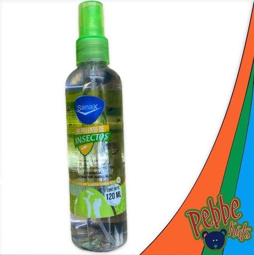 [9077] REPELENTE MOSQUITOS SANAX 120ml.